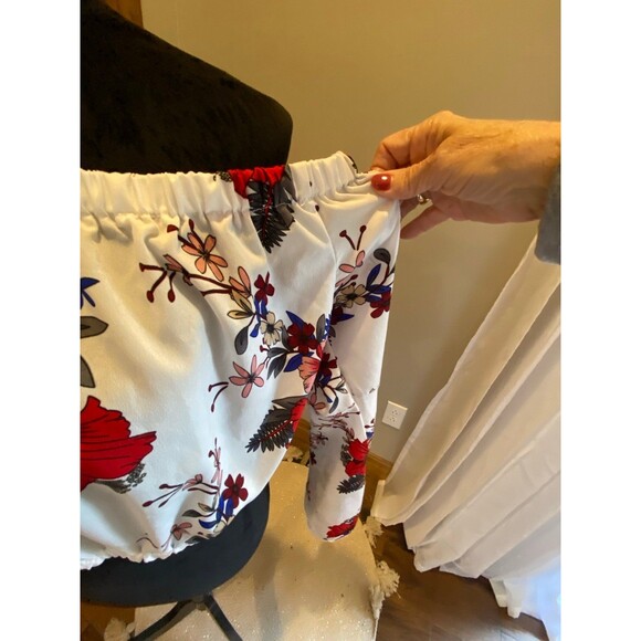 Shein Off the Shoulder Midriff Size XL Blouse Top - Picture 3 of 10